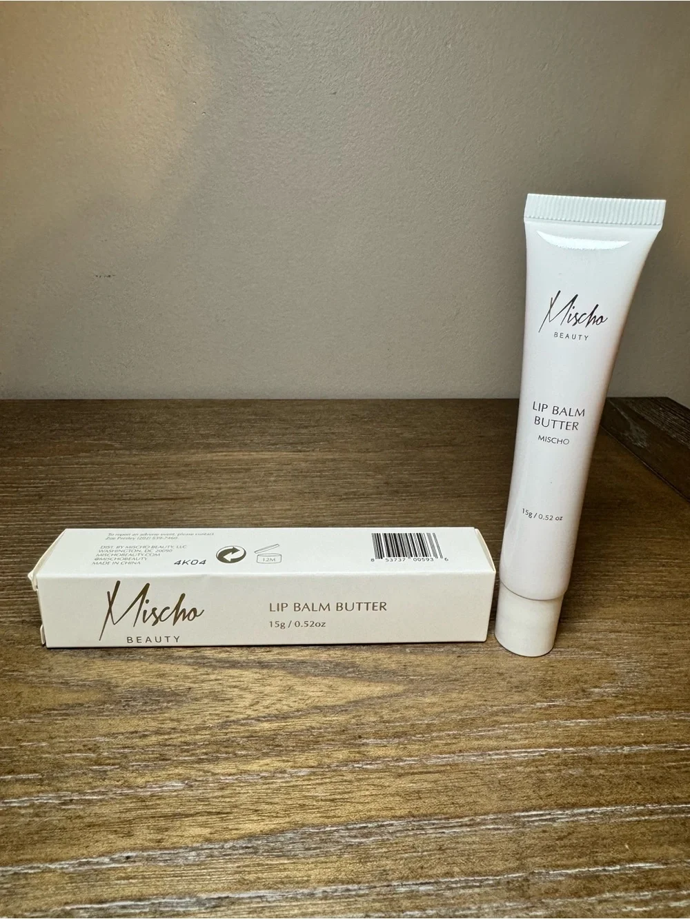 Mischo Beauty Lip Balm Butter in Cream - Hydrating Lip Care